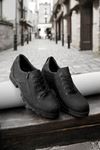 Siyah Nubuk Erkek Fermuar Detay Klasik Ayakkabı